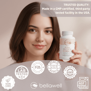 Bellawell Health Pure Saffron – Balance in Harmony Capsules Dark Gray