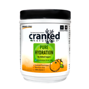 Cranked Naturals Plant Based Sports Nutrition Pure Hydration Orange-Citrus: No Sugar Added Hydration