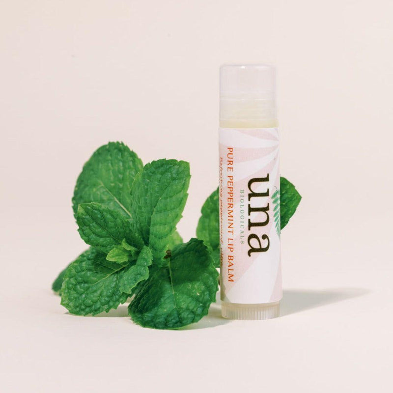 Una Biologicals® Peppermint Organic Lip Balm | Face Care | Una Biologicals Skin Care Lip Balm