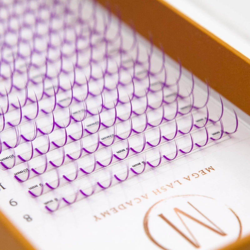 Mega Lash Academy Purple Promade Spikes Lash Trays