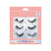 Prolux Cosmetics 3 Pair Faux Mink Lashes Set