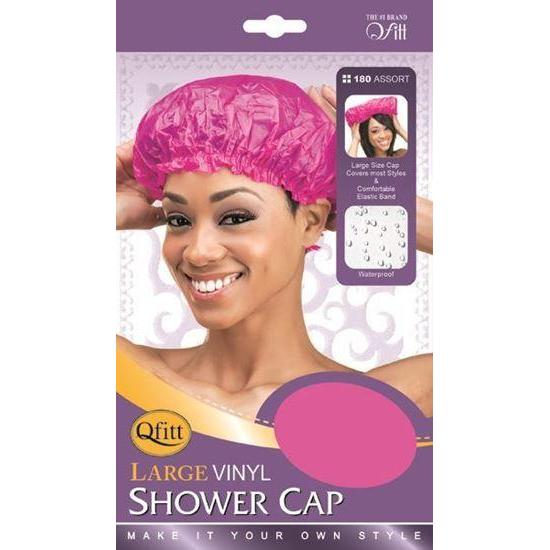 VIP Extensions Qfitt Large Vinyl Shower Cap Hair Accessories
