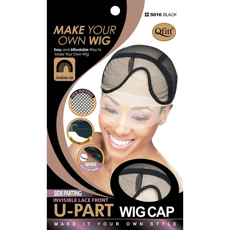 VIP Extensions Qfitt Side Parting Invisible Lace Front U Part Wig Cap 5016 Hair Accessories