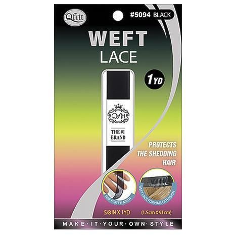 VIP Extensions Qfitt Weft Lace 5/8" x 1YD Protects The Shedding Hair Hair-Pieces Hair Extension weft lace