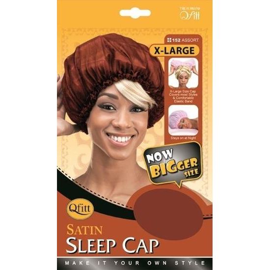 VIP Extensions Qfitt  X-Large Satin Sleep Cap Hair Accessories