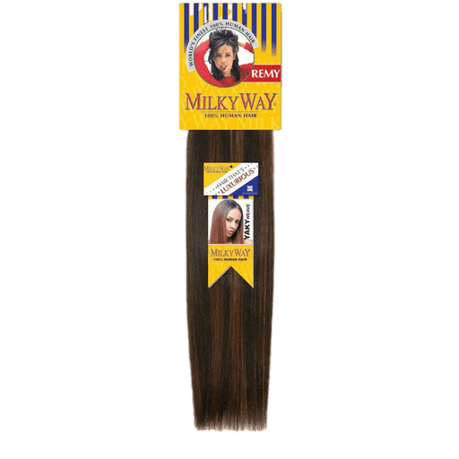 VIP Extensions Que by Milky Way Yaky Bulk, 16" Hair Extension Dark Slate Gray P4/30,T39J,T350-1B/350,P30/144