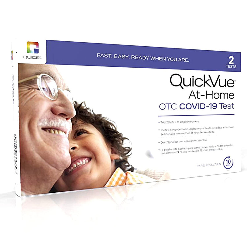 QuickVue QuickVue At-Home OTC COVID-19 Antigen Test Kit, 25 Count Medical Tests