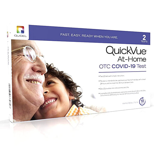 QuickVue QuickVue At-Home OTC COVID-19 Antigen Test Kit, 25 Count Medical Tests