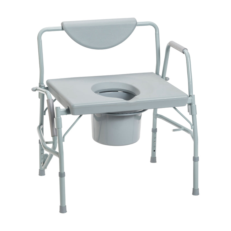 RIO Medical Supplies Bariatric Drop Arm Bedside Commode Chair