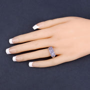 Bids.com 1.54 Carat Genuine Tanzanite .925 Sterling Silver Ring Rings
