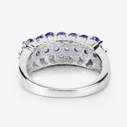 Bids.com 1.54 Carat Genuine Tanzanite .925 Sterling Silver Ring Rings