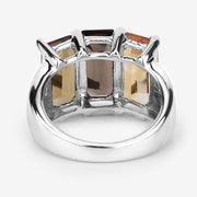 Bids.com 8.17 Carat Genuine Multi Stones .925 Sterling Silver Ring Rings