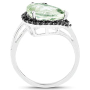 Bids.com 3.42 Carat Genuine Multi Stone .925 Sterling Silver Ring Rings
