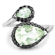 Bids.com 3.42 Carat Genuine Multi Stone .925 Sterling Silver Ring Rings