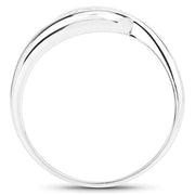 Bids.com 0.74 Carat Genuine Blue Topaz .925 Sterling Silver Ring Rings