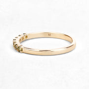 Bids.com 0.22 Carat Genuine Dark Yellow Diamond 14K Yellow Gold Ring (I1-I2) Rings