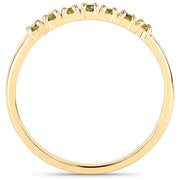 Bids.com 0.22 Carat Genuine Dark Yellow Diamond 14K Yellow Gold Ring (I1-I2) Rings