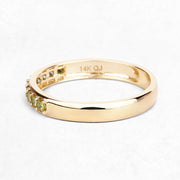 Bids.com 0.27 Carat Genuine Yellow Diamond 14K Yellow Gold Ring (SI1-SI2) Rings