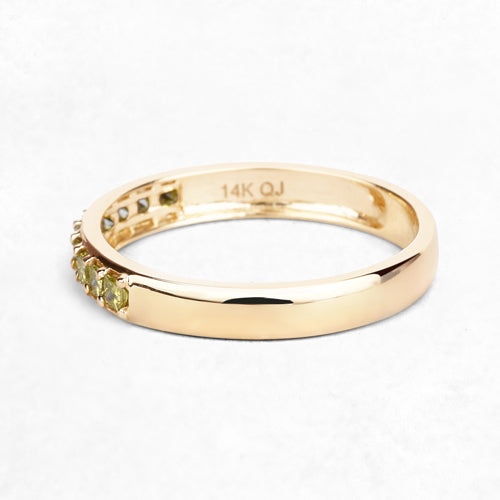 Bids.com 0.27 Carat Genuine Yellow Diamond 14K Yellow Gold Ring (SI1-SI2) Rings