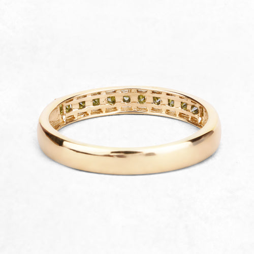 Bids.com 0.27 Carat Genuine Yellow Diamond 14K Yellow Gold Ring (SI1-SI2) Rings
