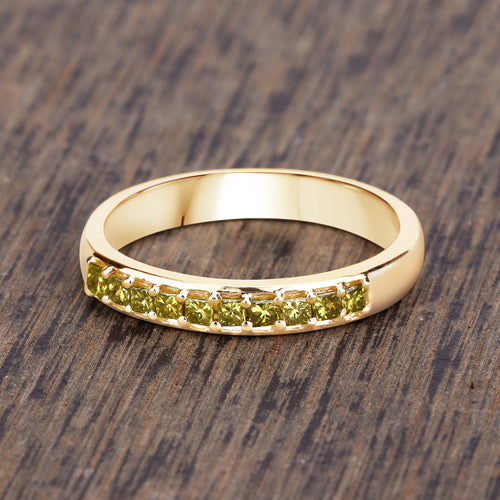 Bids.com 0.27 Carat Genuine Yellow Diamond 14K Yellow Gold Ring (SI1-SI2) Rings