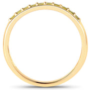 Bids.com 0.27 Carat Genuine Yellow Diamond 14K Yellow Gold Ring (SI1-SI2) Rings
