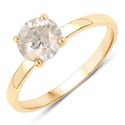 Bids.com 1.25 Carat Genuine TLC Diamond 14K Yellow Gold Ring Rings