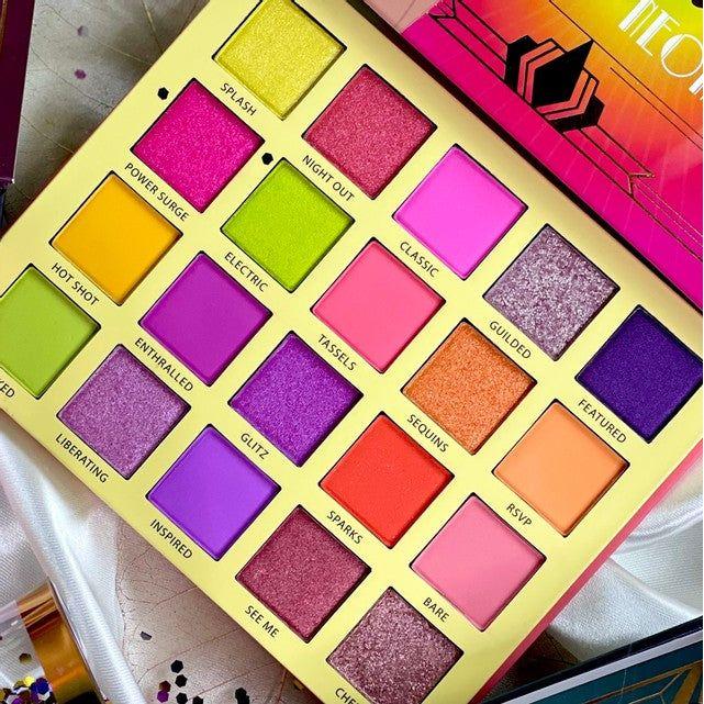 Rude Cosmetics - Rude Cosmetics - The Roaring 20's Eyeshadow Palette - Neons