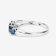 Bids.com 1.03 Carat Genuine Blue Diamond 14K White Gold Ring Rings