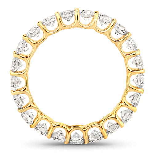 Bids.com 2.52 Carat Genuine Lab Grown Diamond 14K Yellow Gold Ring Rings