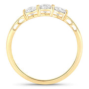 Bids.com 0.51 Carat Genuine Lab Grown Diamond 14K Yellow Gold Ring Rings
