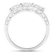 Bids.com 1.50 Carat Genuine Lab Grown Diamond 14K White Gold Ring Rings