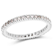 Bids.com 0.57 Carat Genuine Champagne Diamond .925 Sterling Silver Ring Rings