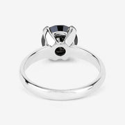 Bids.com 3.00 Carat Genuine Black Diamond 14K White Gold Ring Rings