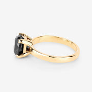 Bids.com 3.00 Carat Genuine Black Diamond 14K Yellow Gold Ring Rings
