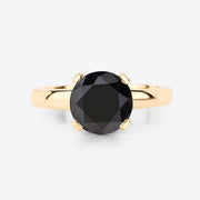 Bids.com 3.00 Carat Genuine Black Diamond 14K Yellow Gold Ring Rings