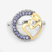 Bids.com 0.28 Carat Genuine Tanzanite .925 Sterling Silver Ring Rings