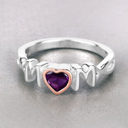 Bids.com 0.43 Carat Genuine Amethyst .925 Sterling Silver Ring Rings