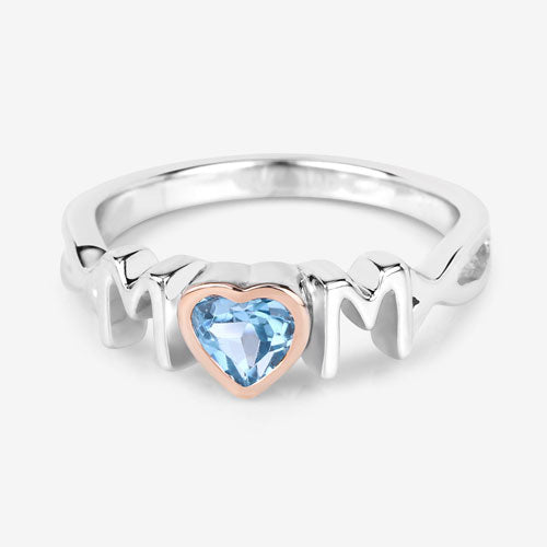 Bids.com 0.52 Carat Genuine Swiss Blue Topaz .925 Sterling Silver Ring Rings