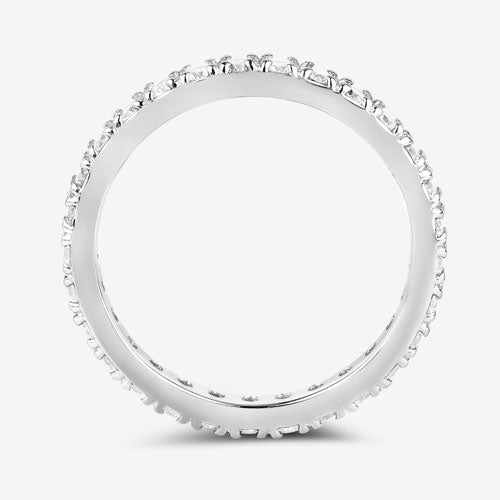 Bids.com 1.00 Carat Lab Grown Diamond 14K White Gold Ring Rings
