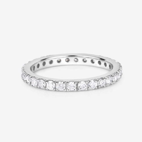 Bids.com 1.00 Carat Lab Grown Diamond 14K White Gold Ring Rings