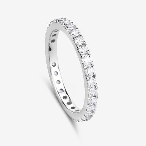 Bids.com 1.00 Carat Lab Grown Diamond 14K White Gold Ring Rings