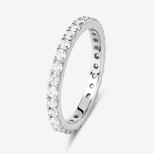 Bids.com 1.00 Carat Lab Grown Diamond 14K White Gold Ring Rings