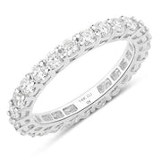 Bids.com 1.50 Carat Lab Grown Diamond 14K White Gold Ring Rings