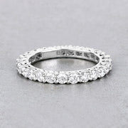 Bids.com 1.50 Carat Lab Grown Diamond 14K White Gold Ring Rings