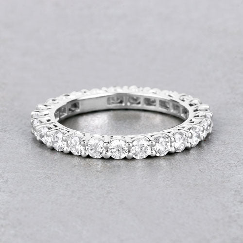 Bids.com 1.50 Carat Lab Grown Diamond 14K White Gold Ring Rings