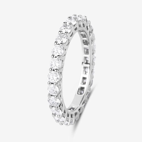 Bids.com 1.50 Carat Lab Grown Diamond 14K White Gold Ring Rings