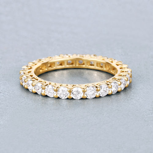 Bids.com 1.50 Carat Lab Grown Diamond 14K Yellow Gold Ring Rings