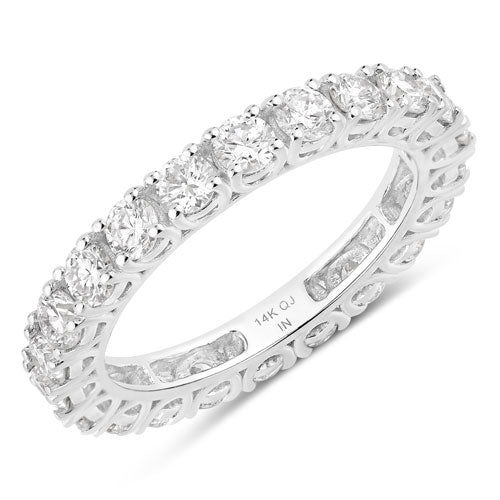 Bids.com 2.00 Carat Lab Grown Diamond 14K White Gold Ring Rings