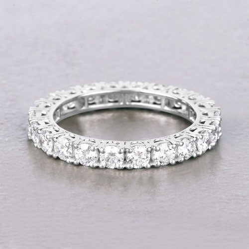 Bids.com 2.00 Carat Lab Grown Diamond 14K White Gold Ring Rings